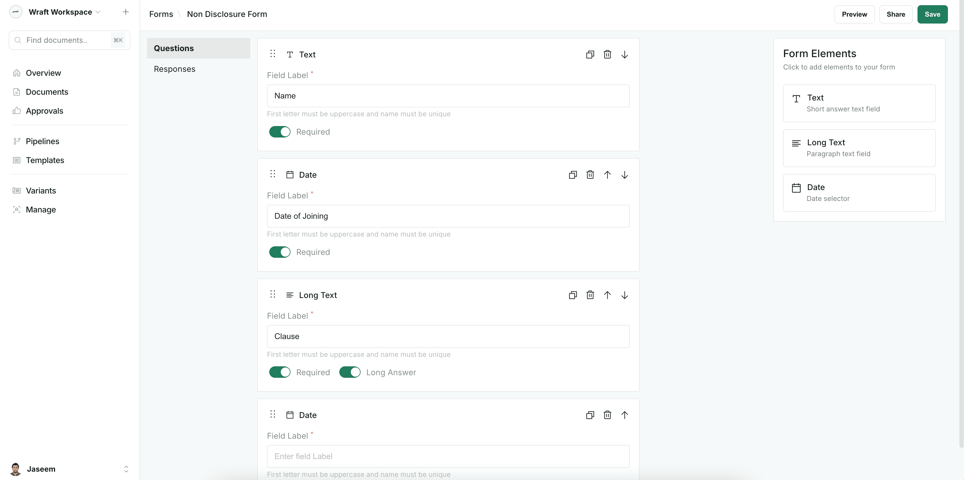 Input Types