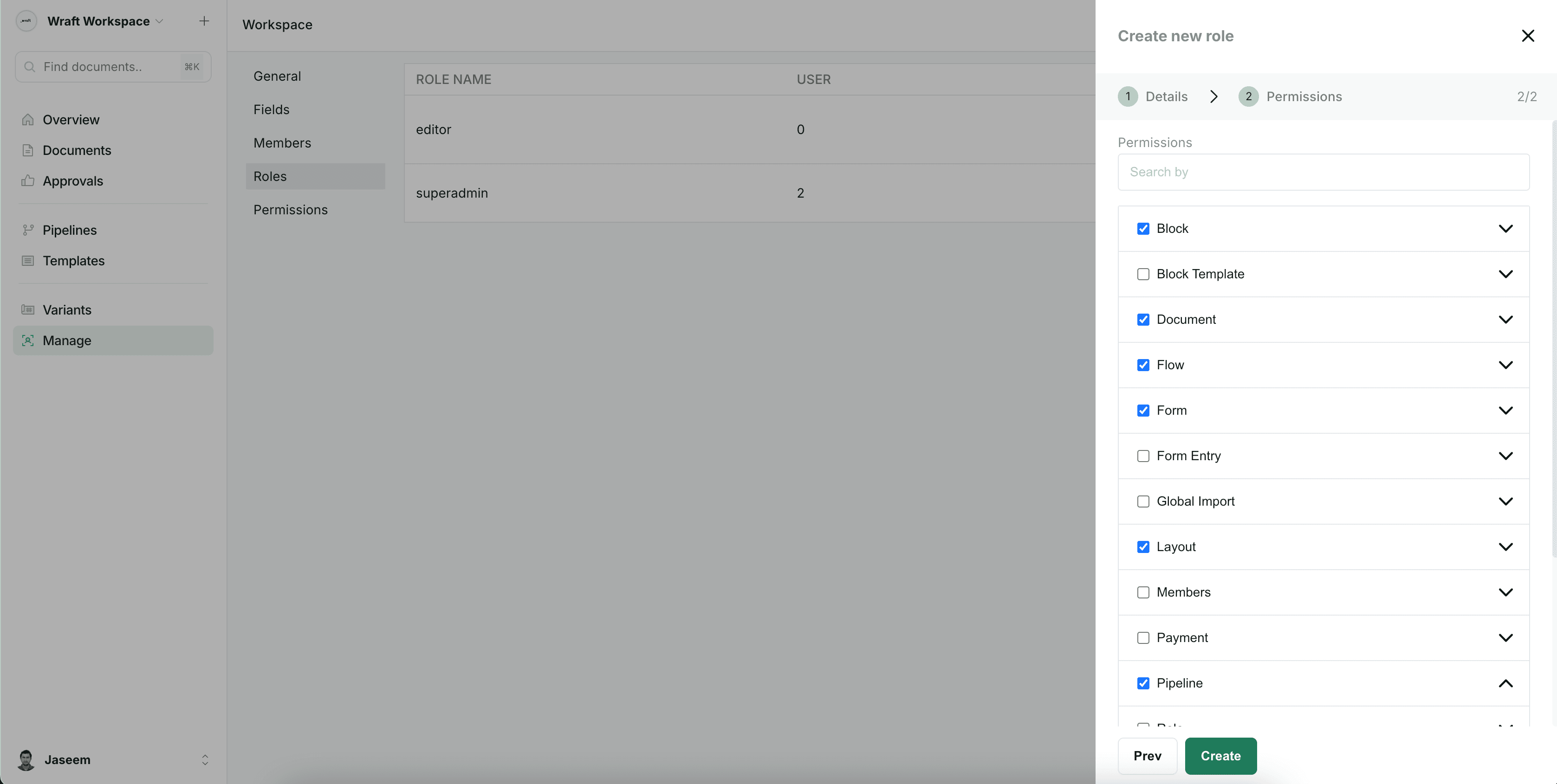 Workspace Roles 2